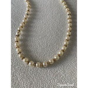 Faux Pearl Necklace